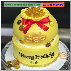 Bánh Sinh Nhật Hũ Vàng - VA119